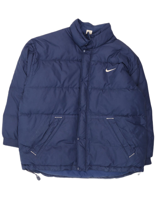 Nike Chaqueta acolchada para hombre UK 44 2XL Azul marino Poliéster
