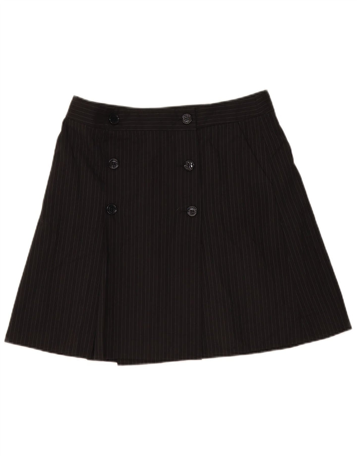 Iceberg Falda cruzada para mujer IT 42 Medium W32 Poliéster a rayas negras