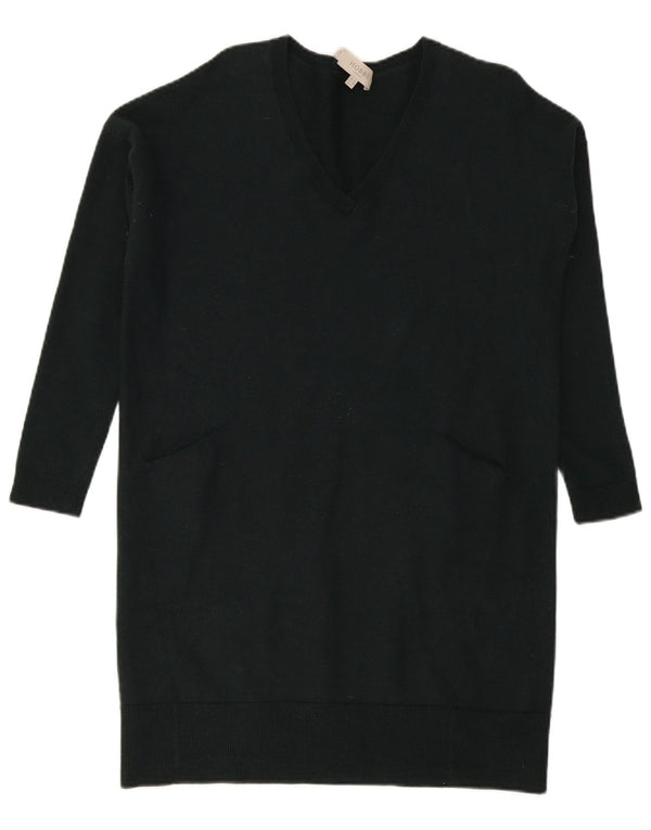 Hobbs Vestido tipo jersey extragrande de manga larga para mujer UK 10 Small Grey