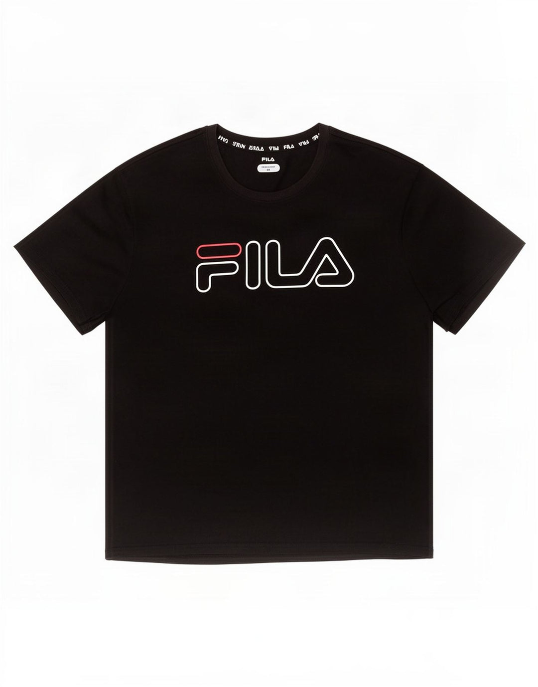 Fila Camiseta gráfica para hombre Top 2XL Poliéster negro