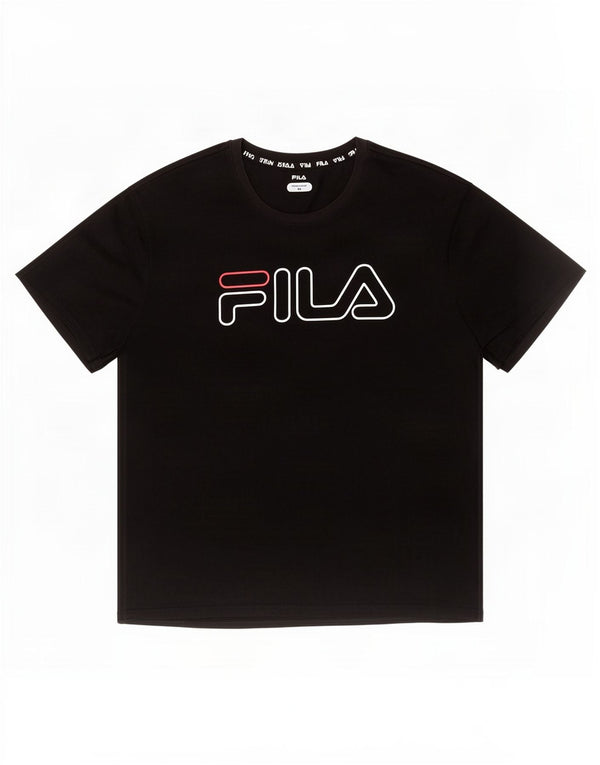 Fila Camiseta gráfica para hombre Top 2XL Poliéster negro