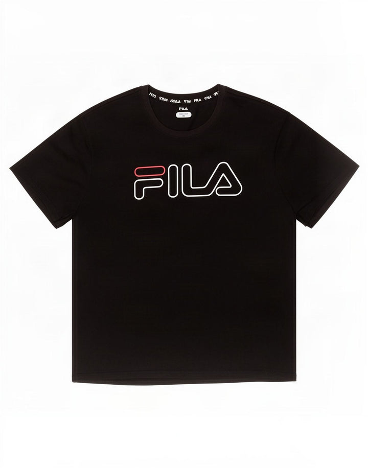 Fila Camiseta gráfica para hombre Top 2XL Poliéster negro