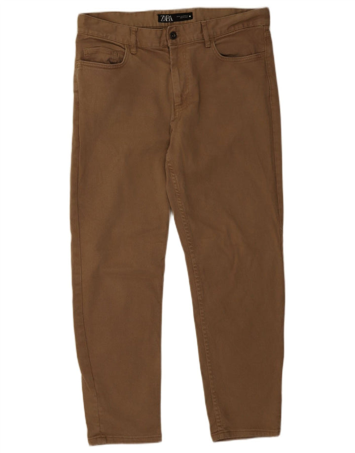 Zara Mens Slim Jeans EU 44 Grande W34 L28 Beige