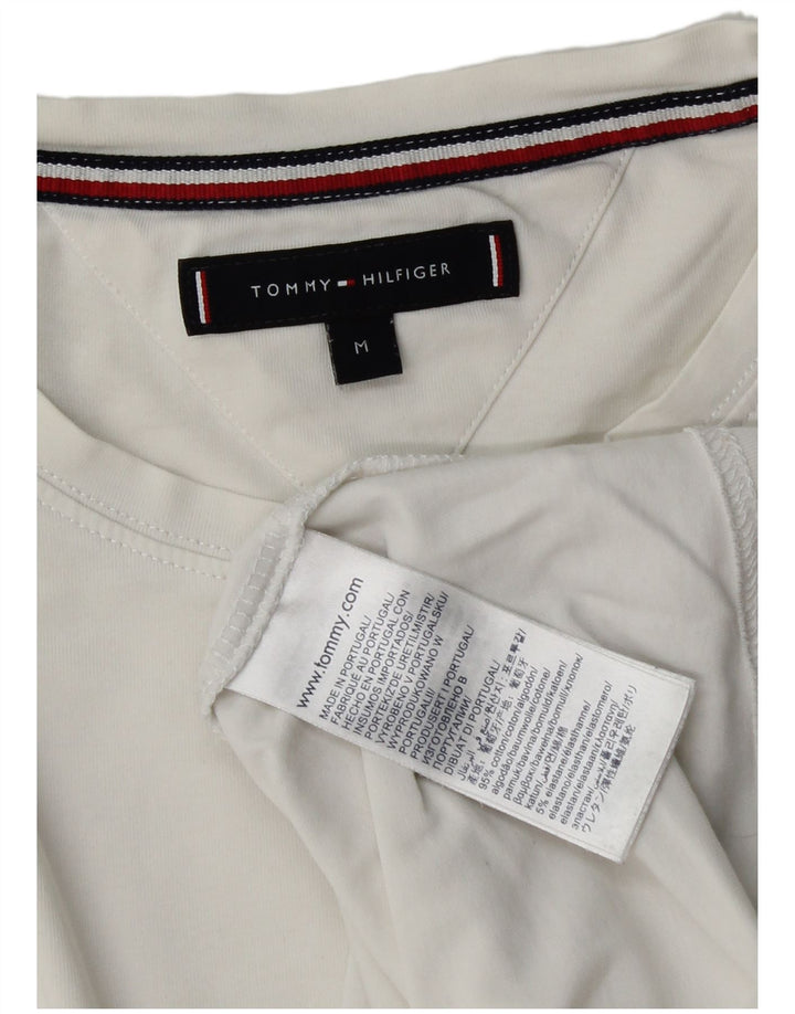 Camiseta Tommy Hilfiger Hombre Top Medium Blanco Algodón