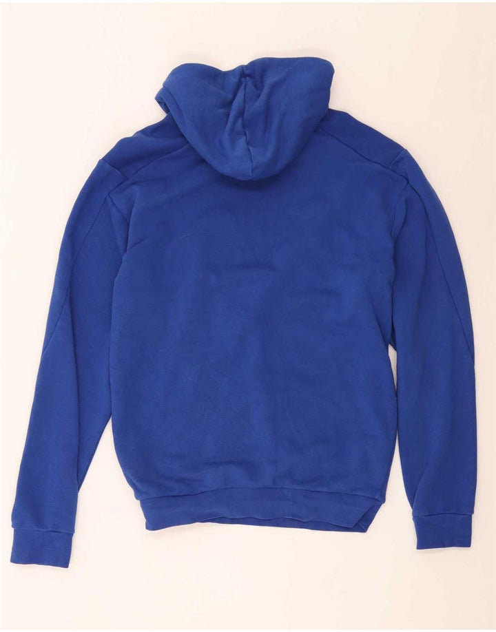 Adidas Hombre Sudadera Con Capucha Graphic Jumper Azul Medio
