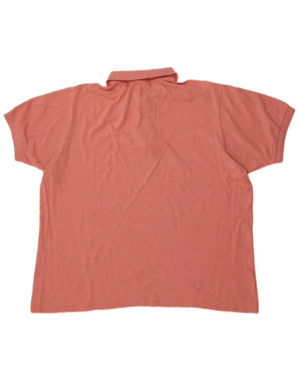 Polo Lacoste para hombre talla 7 2XL rosa