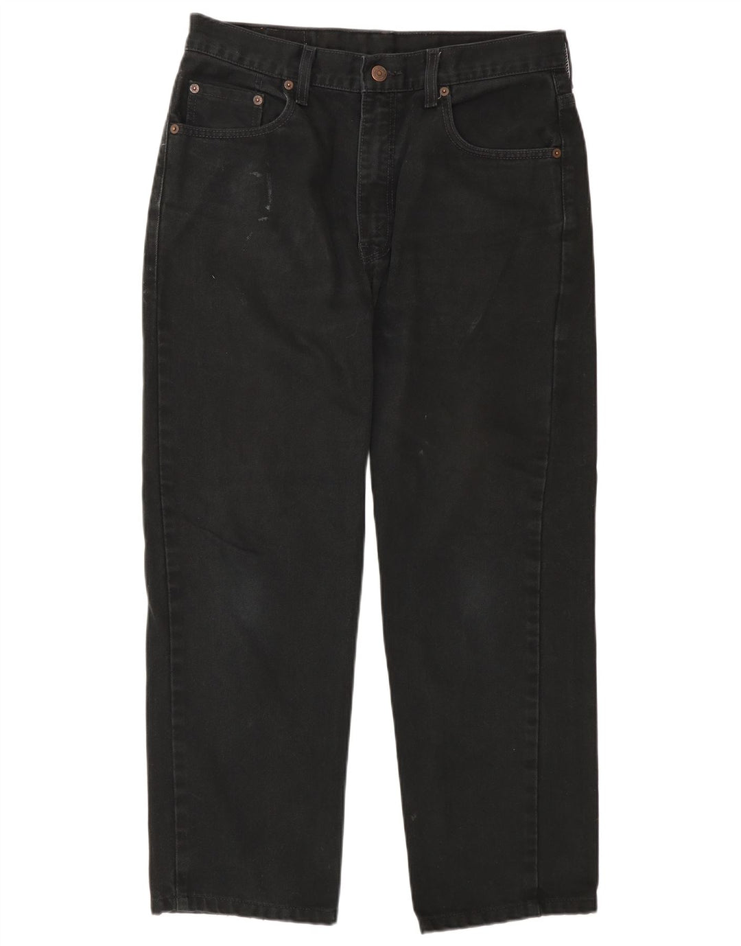 Levi's Vaqueros recortados 504 para hombre W33 L26 Algodón negro
