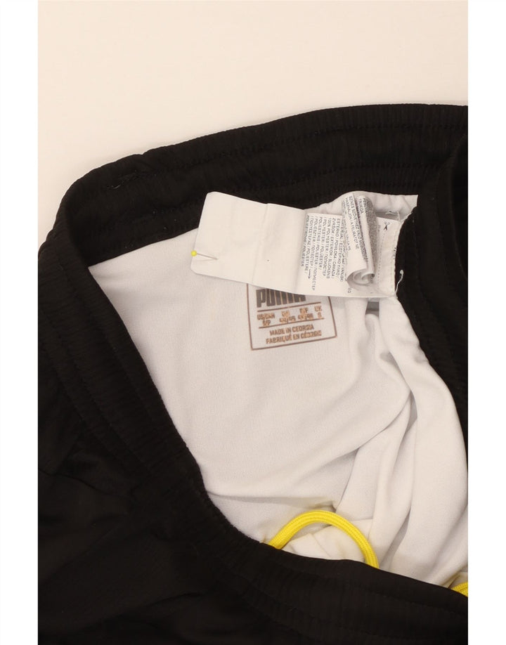 Puma BVB Dortmund - Pantalones cortos deportivos para hombre (poliéster), color negro