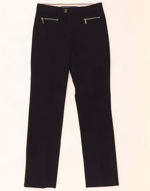 Marks & Spencer Pantalones chinos rectos para mujer UK 6 XS W28 L28 Azul marino
