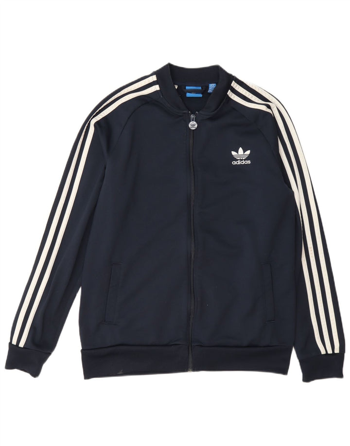 Adidas Chaqueta Chándal Niño 15-16 Años Azul Marino Poliéster