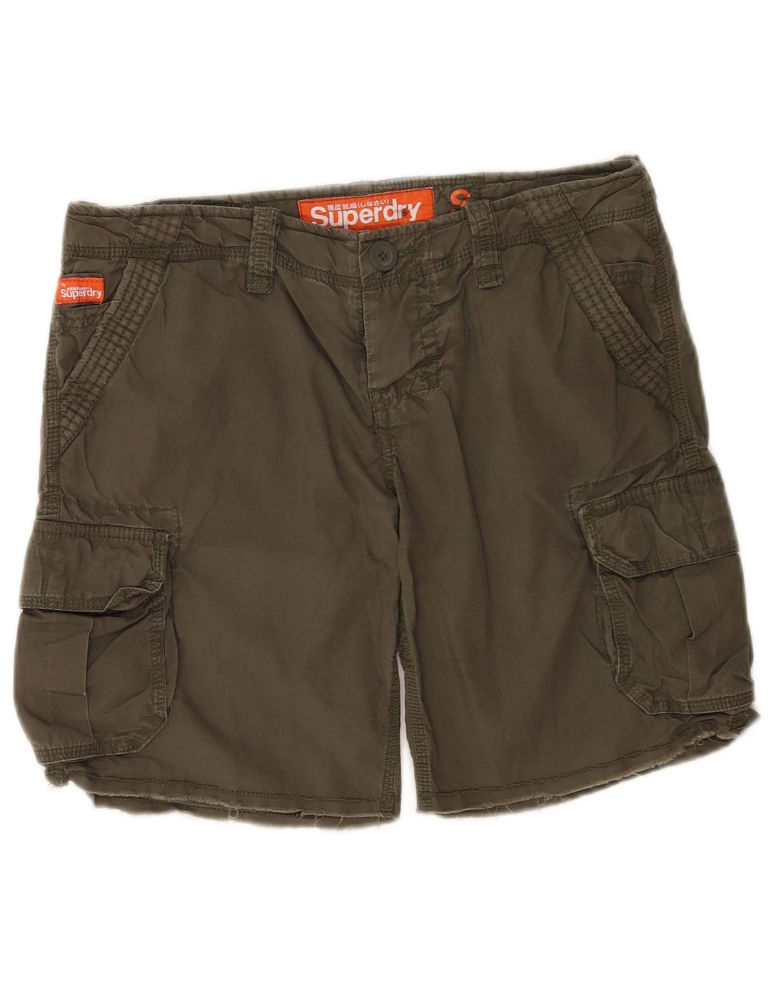 Superdry Shorts Cargo Para Hombre Pequeños W29 Algodón Caqui