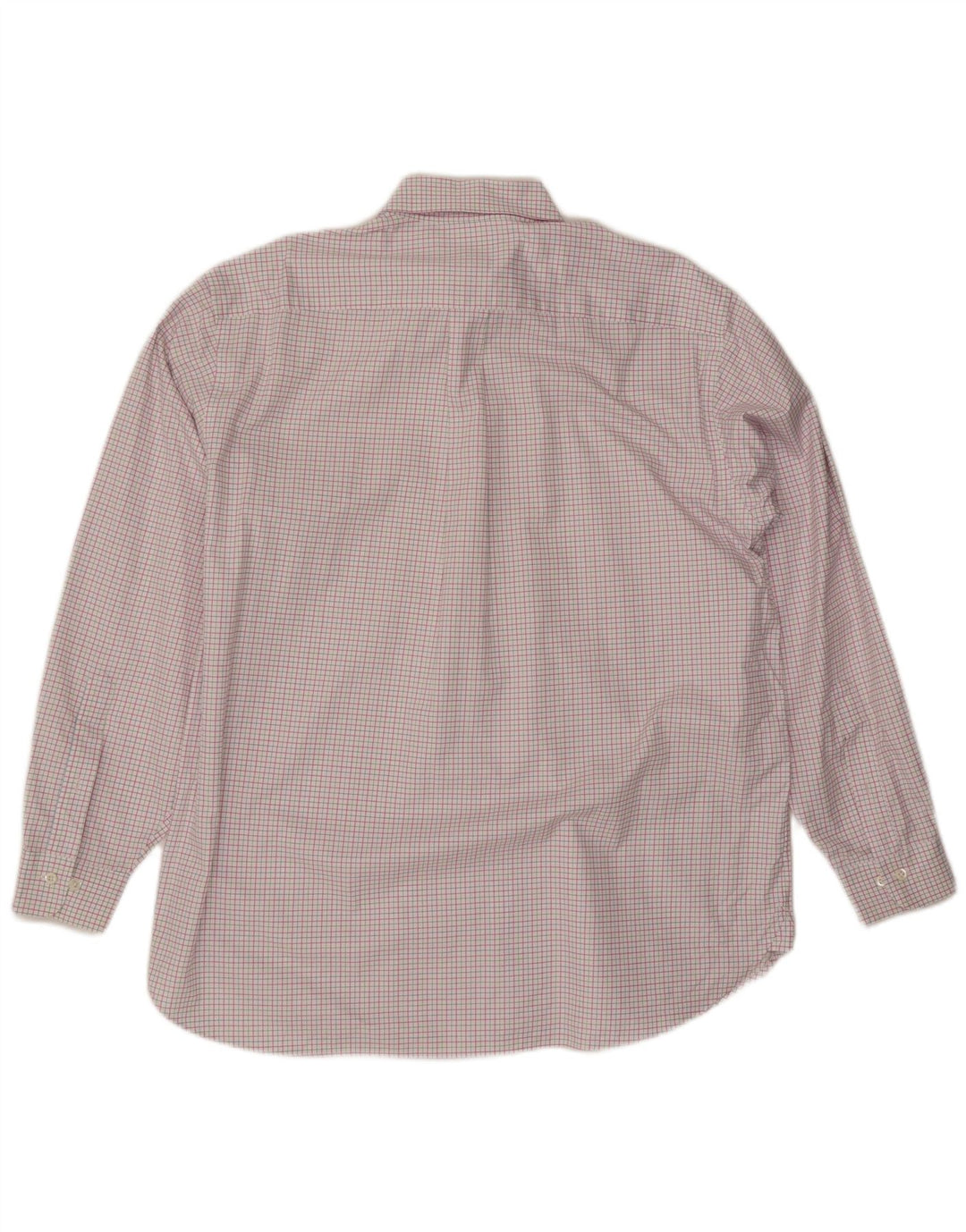 BROOKS BROTHERS Camisa para hombre de algodón a cuadros rosa grande