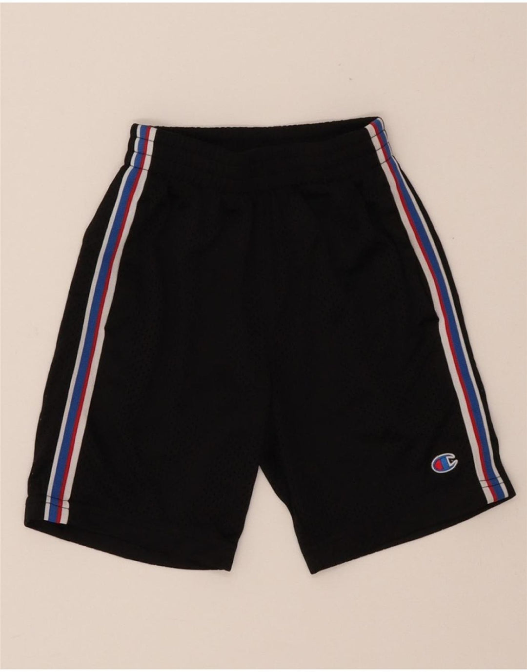 CHAMPION Boys Sport Shorts 5-6 Years XS Black Polyester Vintage Champion and Second-Hand Champion from Messina Hembry 