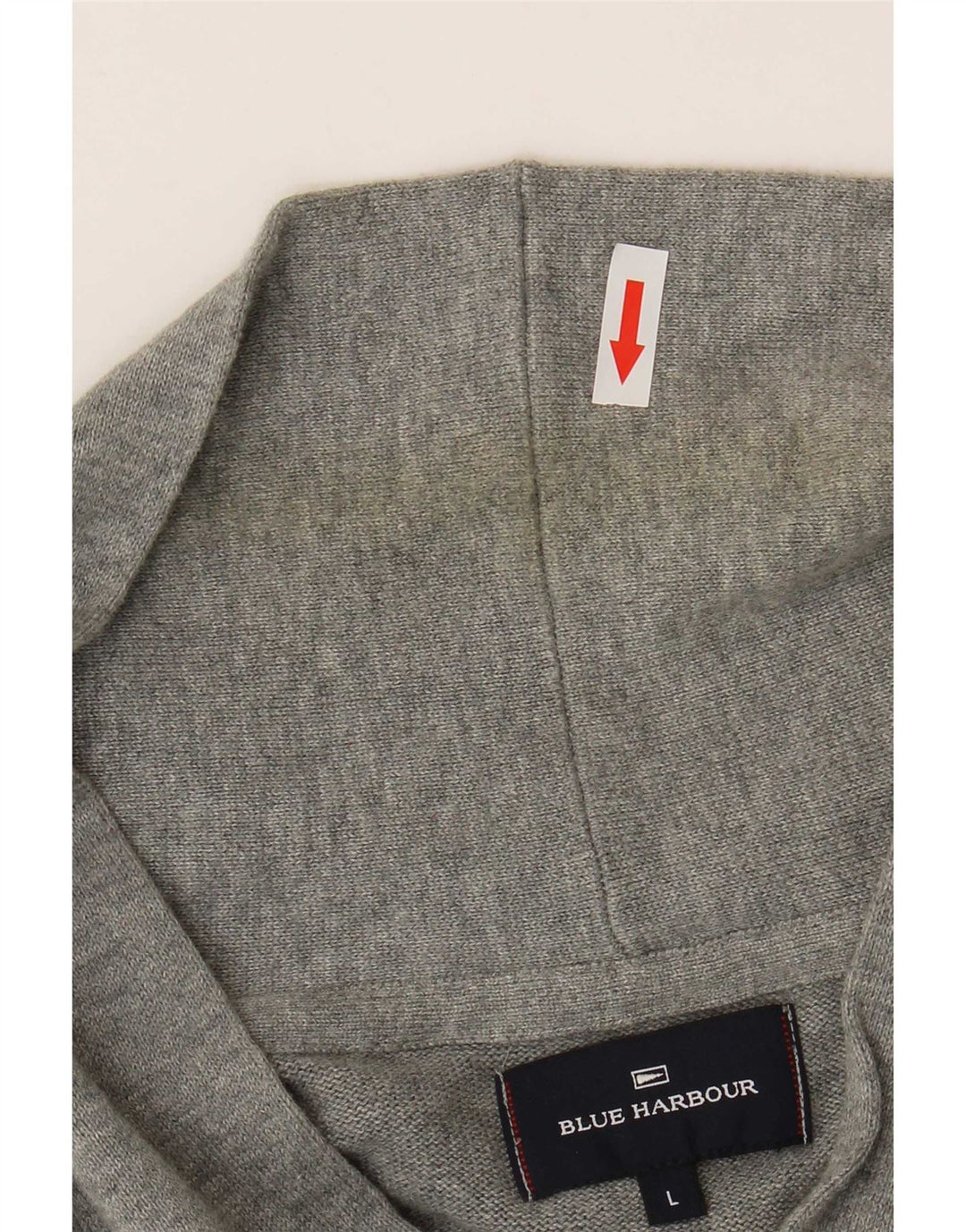Marks & Spencer - Cárdigan para hombre, talla grande, algodón gris