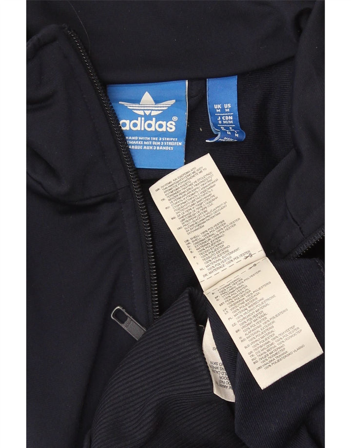 ADIDAS Chaqueta superior de chándal para hombre Poliéster azul marino mediano