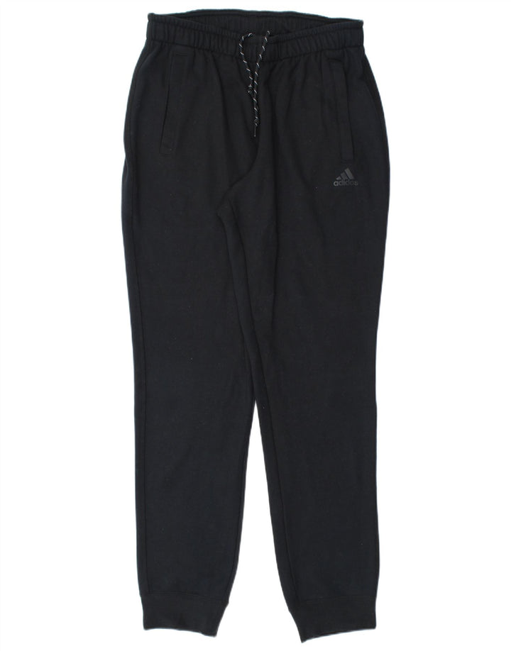 Adidas Hombre Climalite Chándal Pantalones Joggers Mediano Negro Poliéster