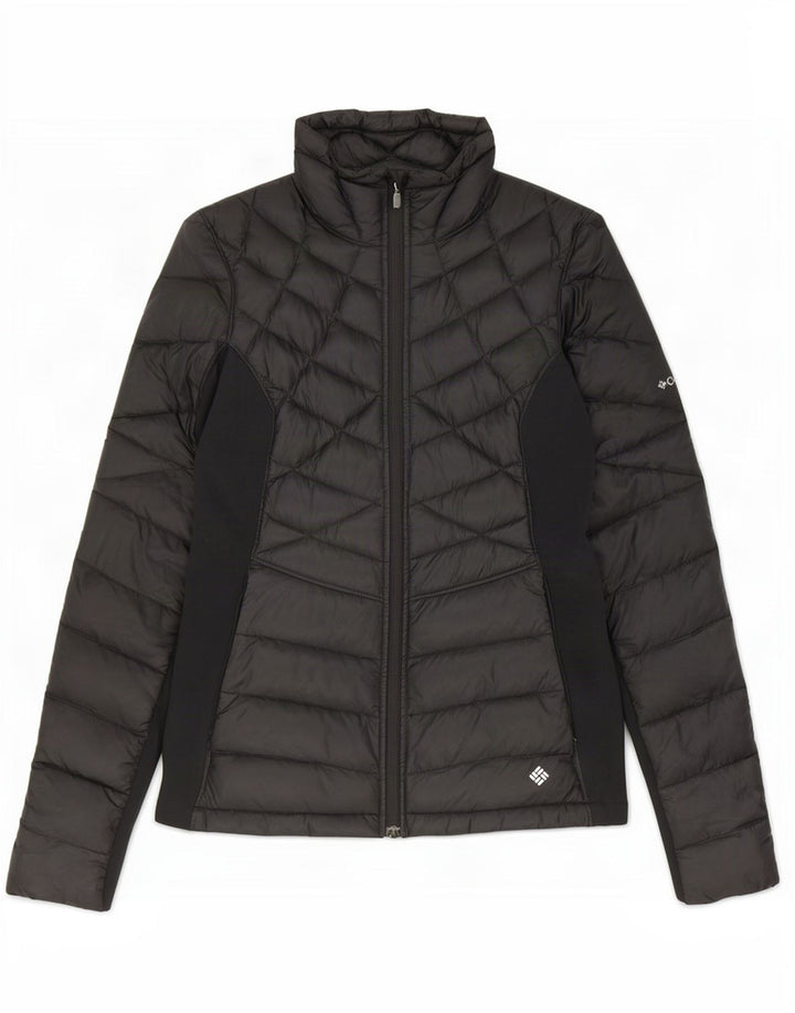 Columbia Chaqueta acolchada para hombre ES 38 Mediana Nylon color block negro