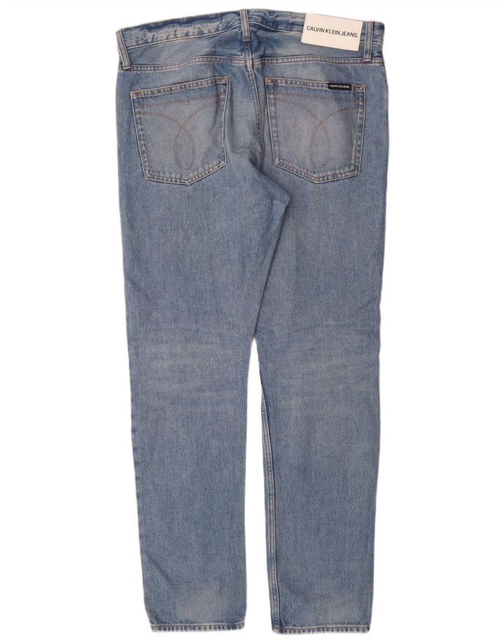 Calvin Klein Jeans ajustados para hombre W34 L32 Algodón azul
