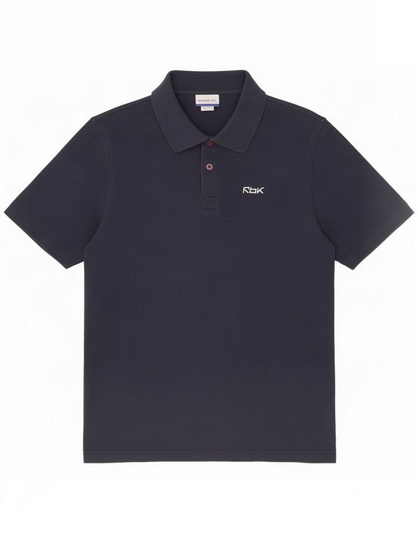 Polo Reebok para hombre de algodón azul marino mediano