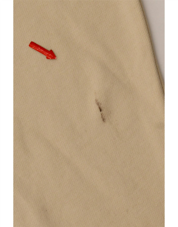 Zara Hombre Chaqueta Universitaria UK 42 XL Algodón Beige