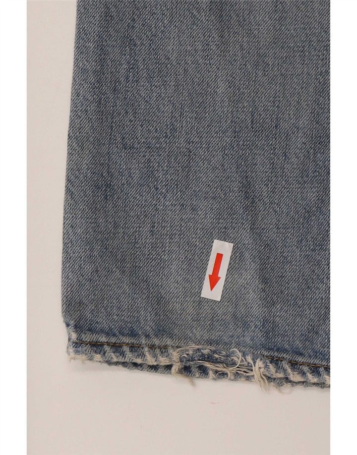 Carhartt Jeans rectos desgastados para hombre W34 L34 Algodón azul