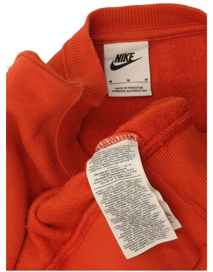 Nike - Sudadera corta extragrande para mujer, talla 14, algodón rojo mediano