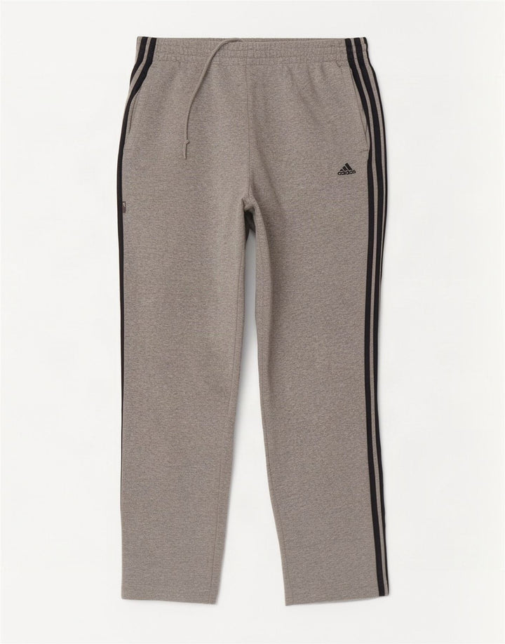 Pantalón De Chándal Adidas Hombre Grande Gris Moteado De Algodón