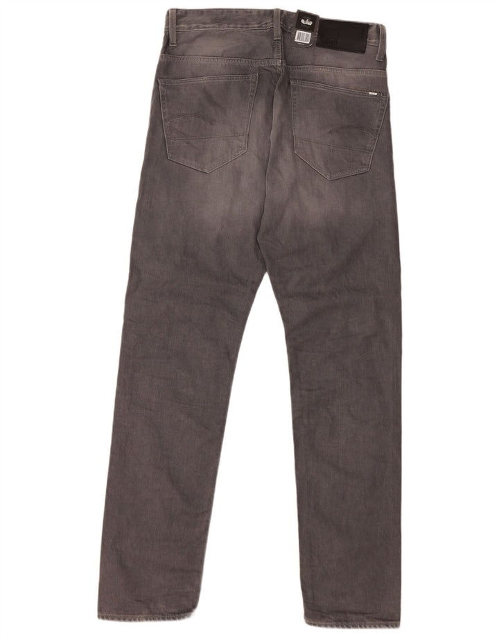 Vaqueros rectos G-Star 3301 para hombre W33 L34 Poliéster gris