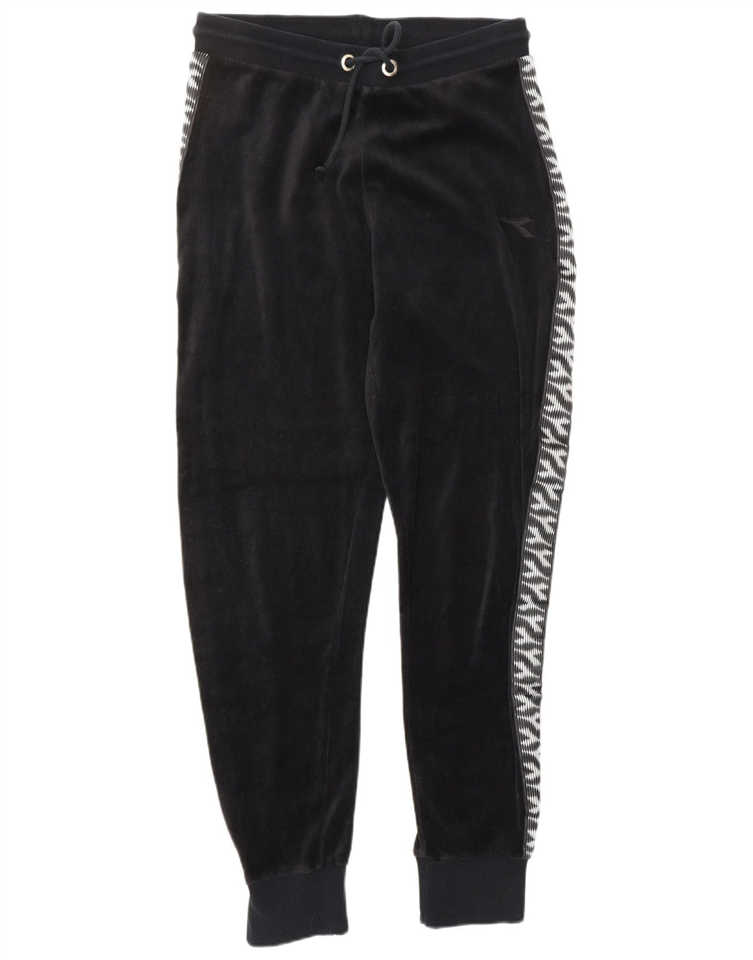 DIADORA Chándal completo de terciopelo extragrande para mujer, talla 40, talla S, color negro