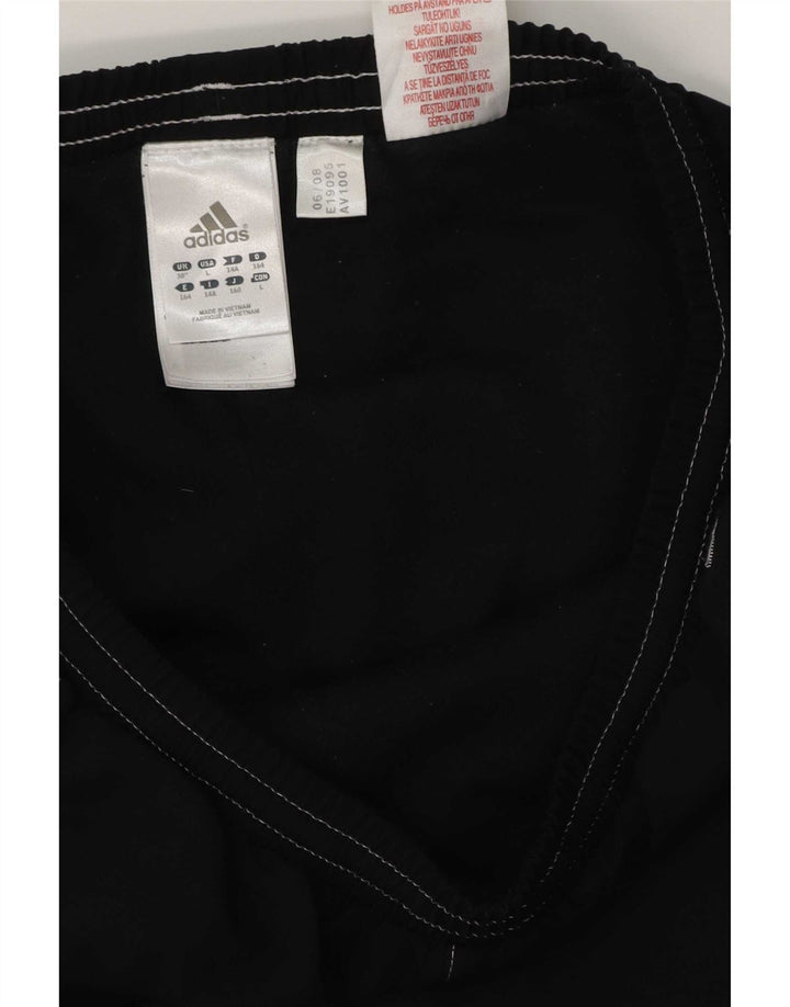 Adidas Pantalones de chándal para niño Graphic 13-14 años Negro Poliéster