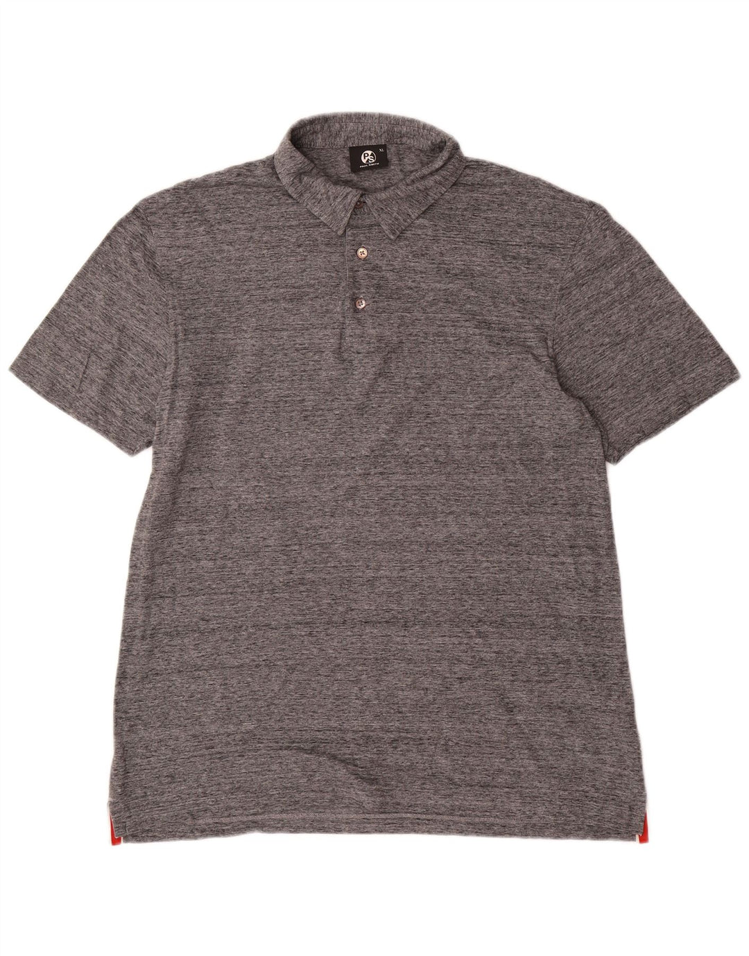 Paul Smith Polo para hombre XL Algodón moteado gris