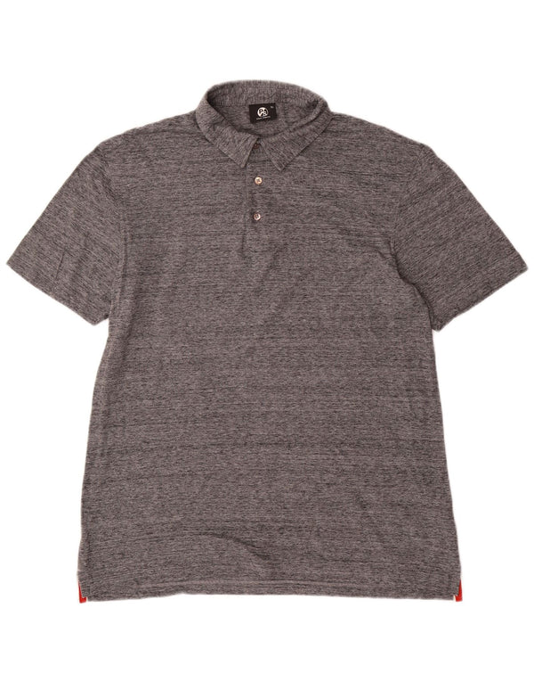 Paul Smith Polo para hombre XL Algodón moteado gris