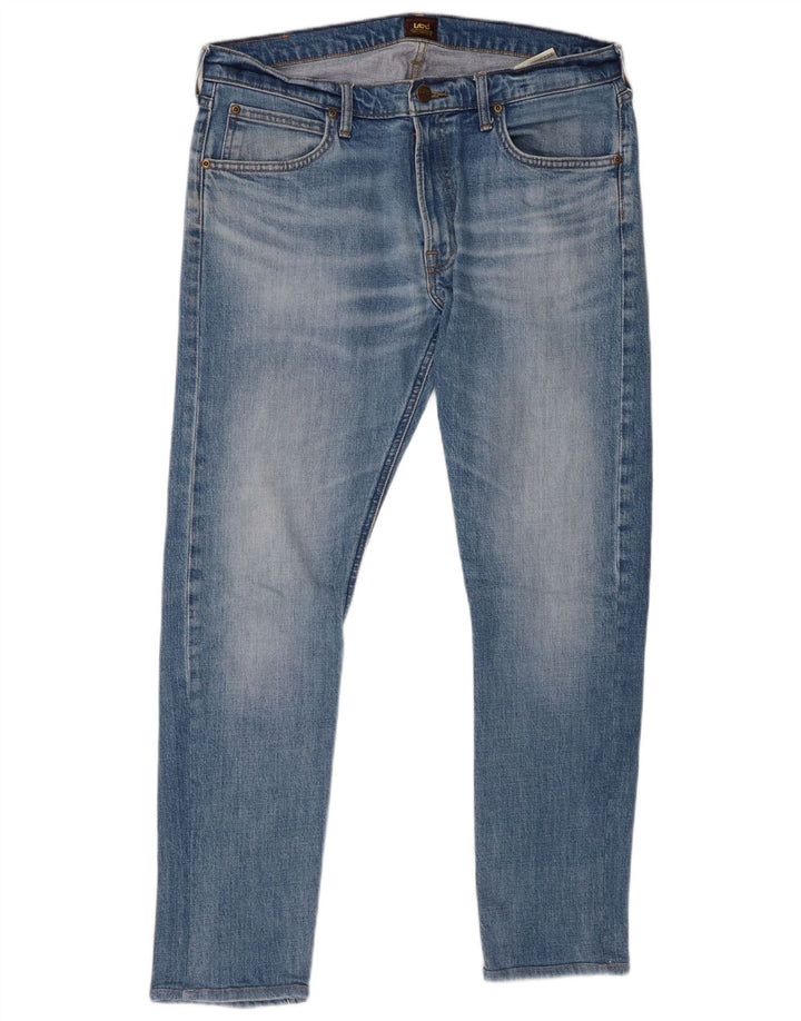 LEE Vaqueros ajustados para hombre W34 L29 Algodón azul