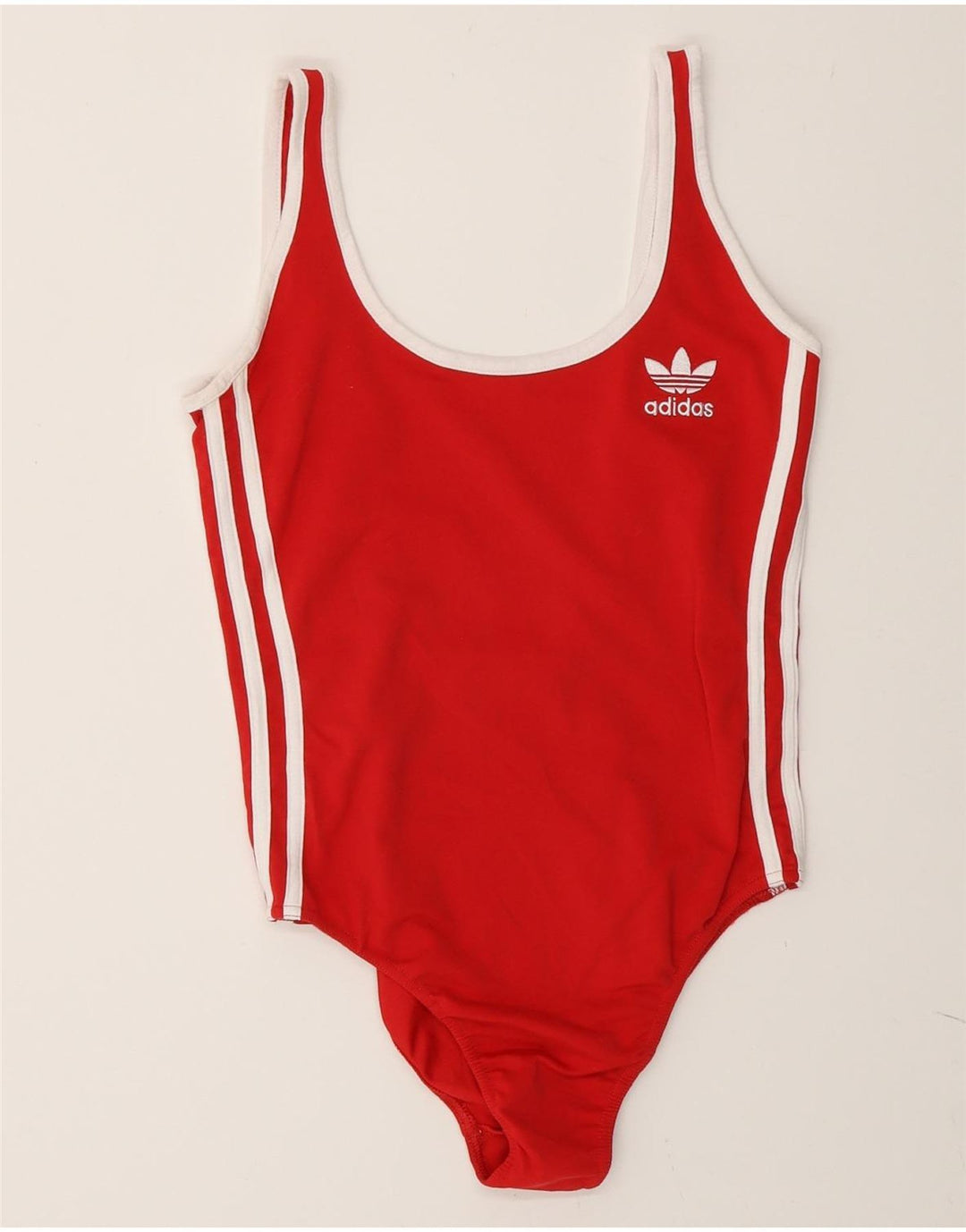 Adidas Traje de baño para mujer UK 44 Medio Rojo Poliéster Deportes