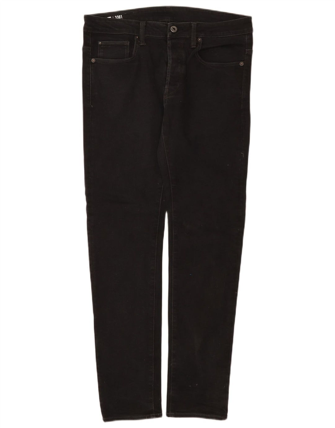 Vaqueros ajustados para hombre G-Star W32 L32 Algodón negro