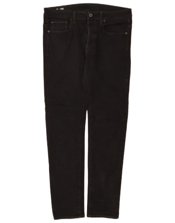 Vaqueros ajustados para hombre G-Star W32 L32 Algodón negro