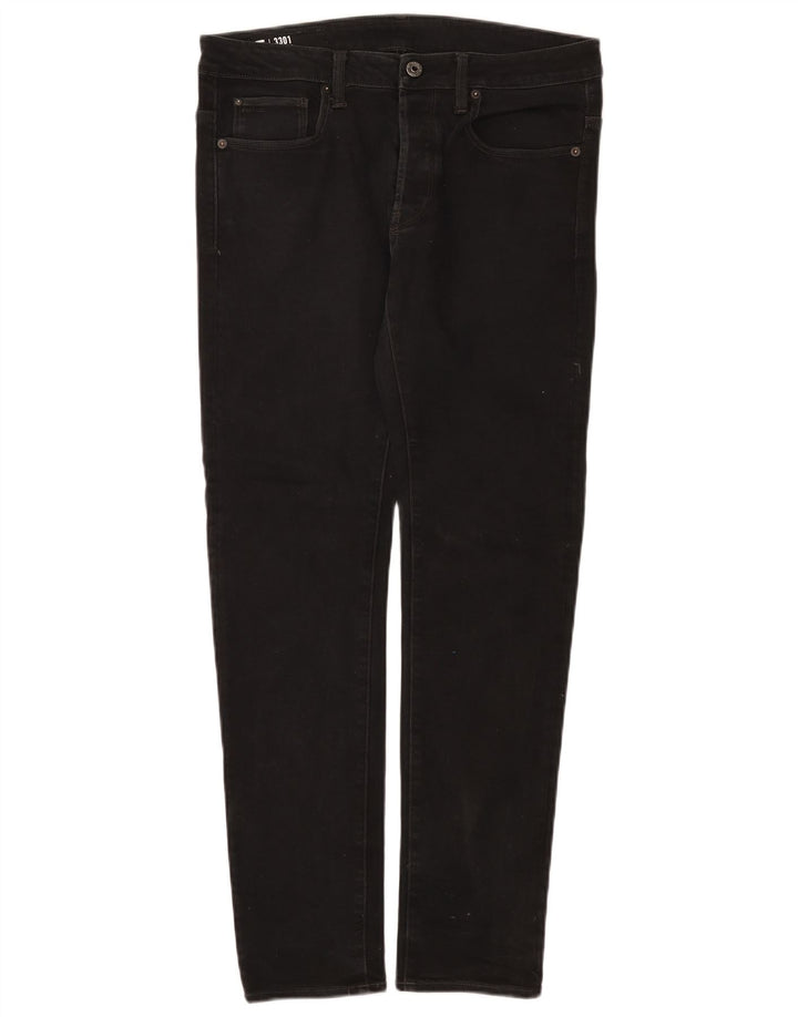 Vaqueros ajustados para hombre G-Star W32 L32 Algodón negro