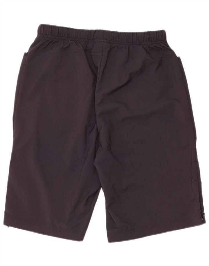 ADIDAS Pantalones cortos deportivos para mujer UK 12 Mediano Azul marino Poliéster