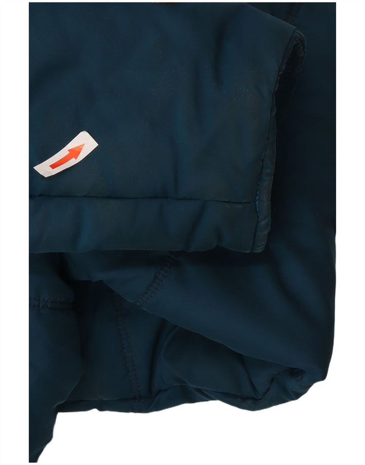 Chaqueta acolchada con capucha Ariat para mujer UK 44 Poliéster azul medio