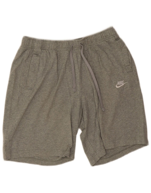 Nike - Pantalones cortos deportivos para hombre, talla grande, gris