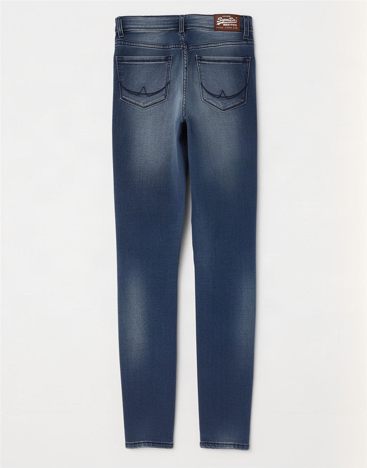 Vaqueros Superdry Alexia Jegging W27 L32 Algodón Azul Mujer