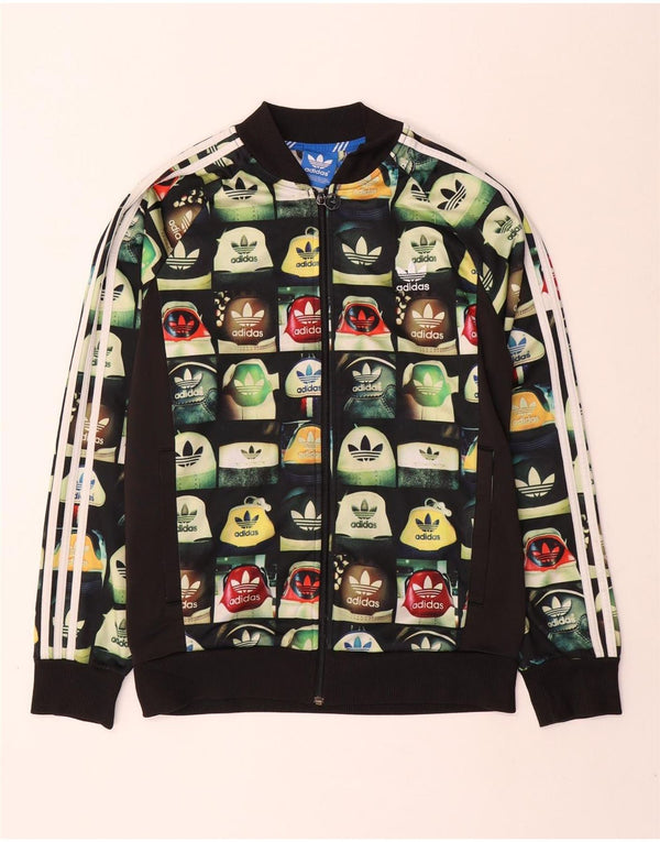 Adidas Mens Graphic Chándal Top Chaqueta Grande Poliéster Multicolor