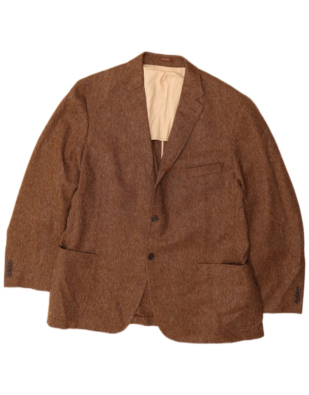 PETER MILLAR Chaqueta tipo blazer de 2 botones para hombre UK 40 Large Brown