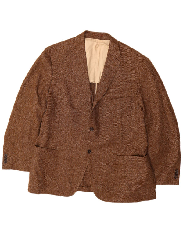 PETER MILLAR Chaqueta tipo blazer de 2 botones para hombre UK 40 Large Brown