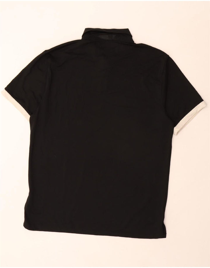 NIKE Polo Dri Fit para Hombre Poliéster Negro Mediano