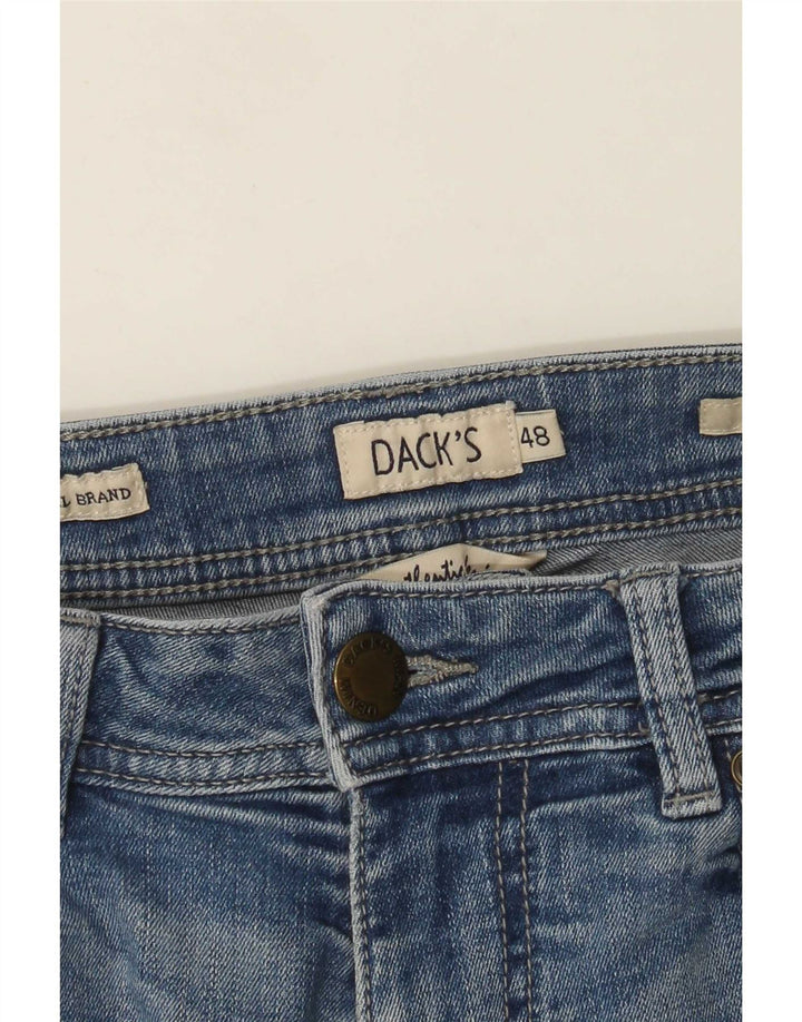 Dack's Jeans ajustados para hombre IT 48 Medium W30 L31 Azul