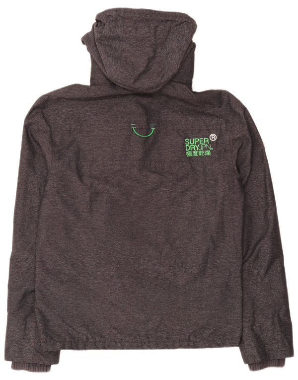 Superdry Chaqueta Cortavientos Windcheater para Hombre UK 38 Gris Medio Moteado