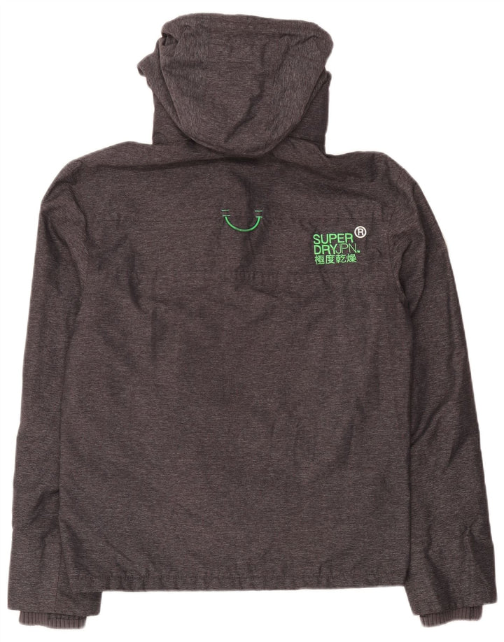 Superdry Chaqueta Cortavientos Windcheater para Hombre UK 38 Gris Medio Moteado