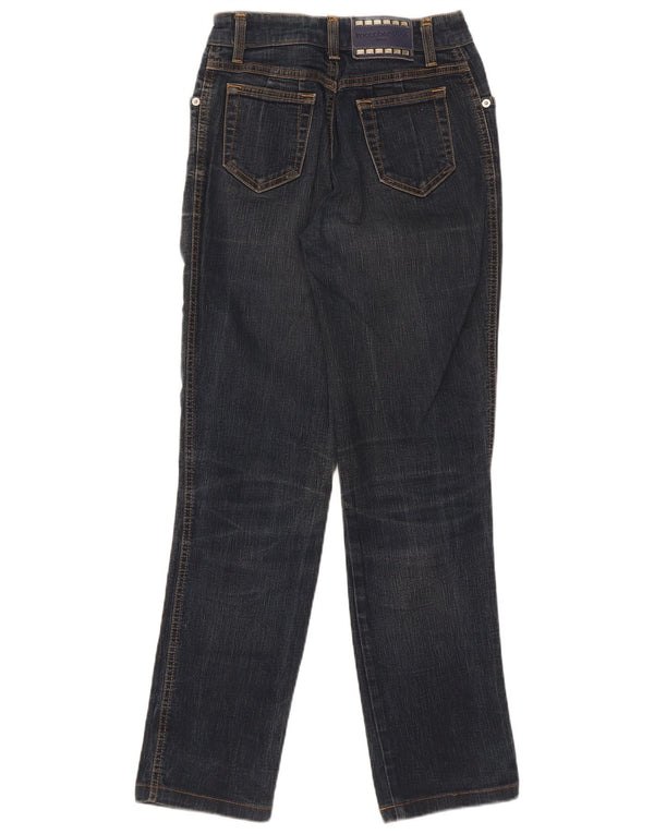 Vaqueros Roccobarocco Mujer Rectos W28 L29 Azul Marino Algodón