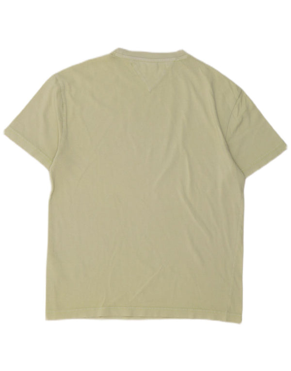 Tommy Hilfiger - Camiseta gráfica para hombre, talla pequeña, algodón verde